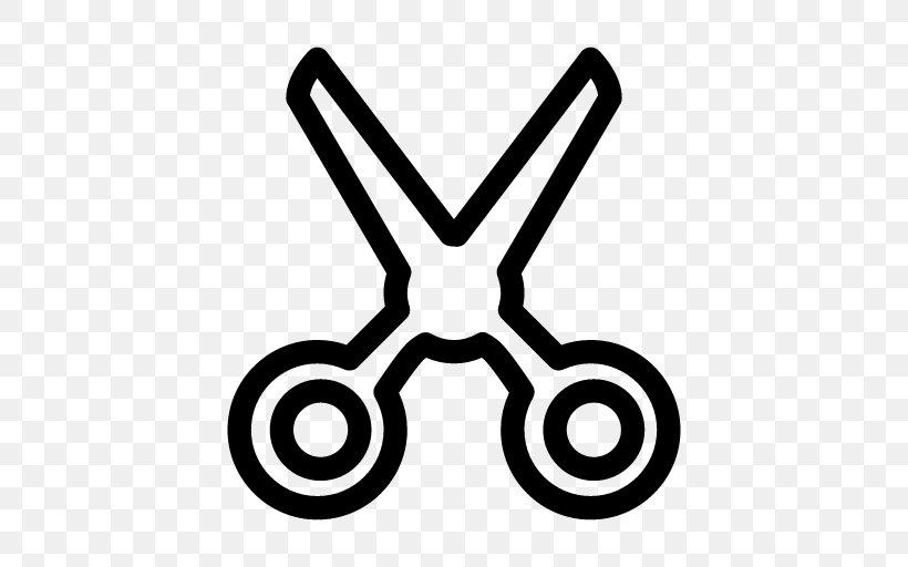 Download Clip Art, PNG, 512x512px, Scissors, Black And White, Drawing, Symbol, Tool Download Free