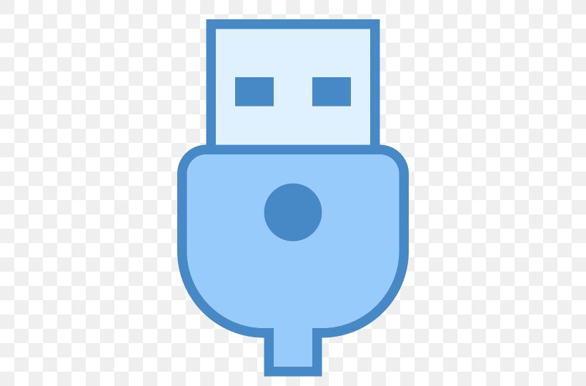 USB Clip Art, PNG, 540x540px, Usb, Area, Blue, Computer Monitors, Computer Port Download Free