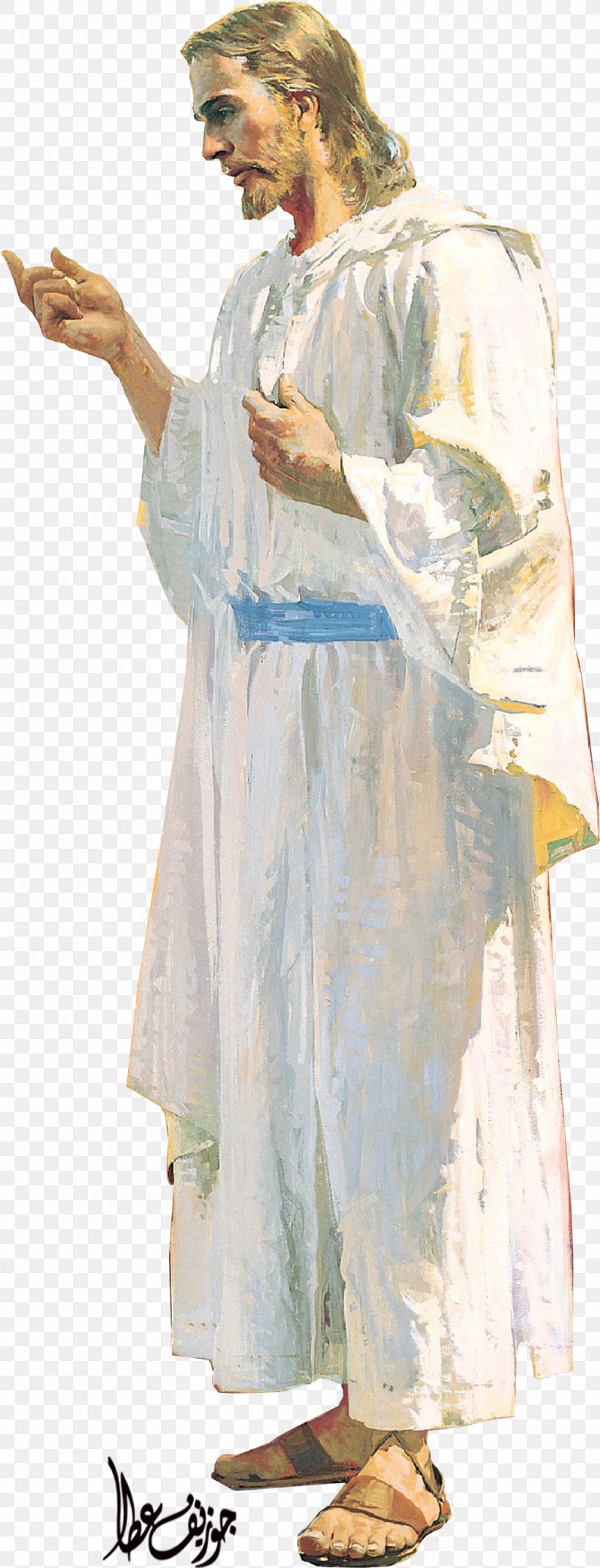 Jesus The Christ Painting Mormon Art The Church Of Jesus Christ Of Latter-day Saints, PNG, 1012x2645px, Jesus The Christ, Art, Art Museum, Clothing, Costume Download Free