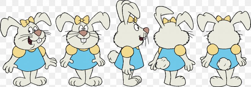 Rabbit Blinky Bill Hare Easter Bunny Dingo, PNG, 1508x529px, Watercolor, Cartoon, Flower, Frame, Heart Download Free