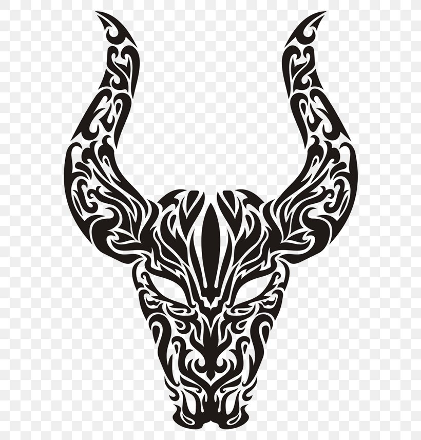 Taurus Zodiac Astrological Sign, PNG, 600x857px, Taurus, Art, Astrological Sign, Black And White, Bone Download Free