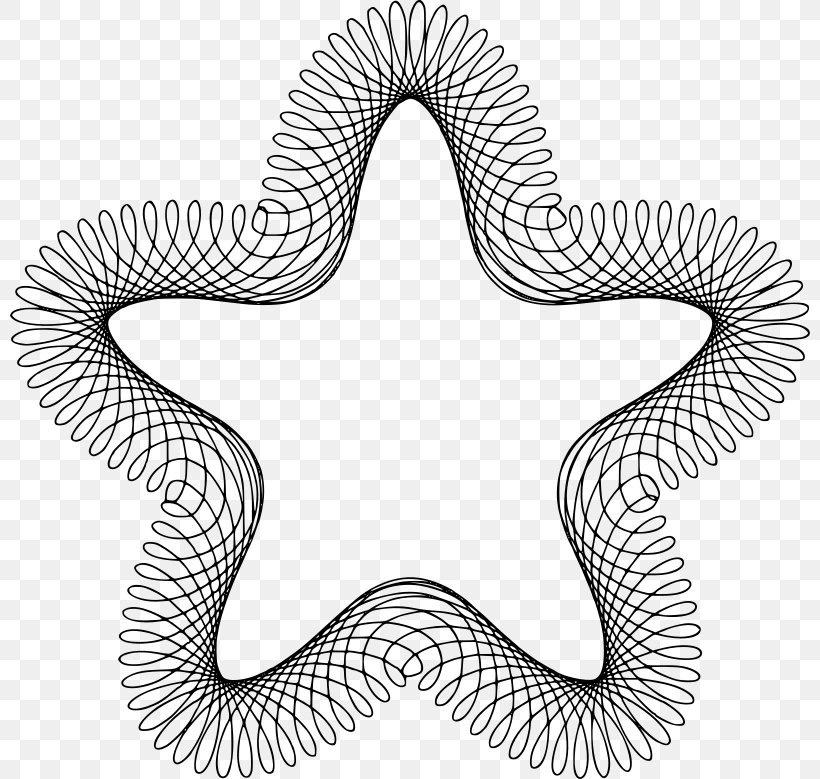 Hypocycloid Line Roulette Clip Art, PNG, 800x779px, Hypocycloid, Animal Figure, Area, Black And White, Curve Download Free