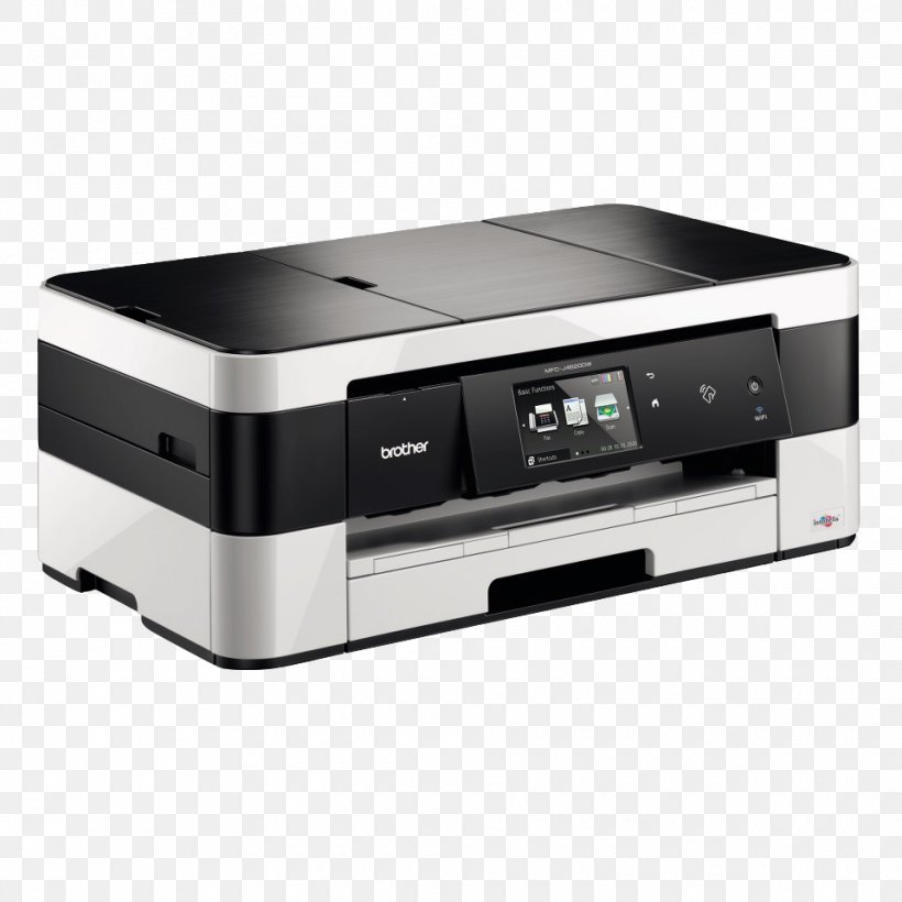 Multi-function Printer Inkjet Printing Brother Industries, PNG, 960x960px, Multifunction Printer, Automatic Document Feeder, Brother Industries, Copying, Duplex Printing Download Free