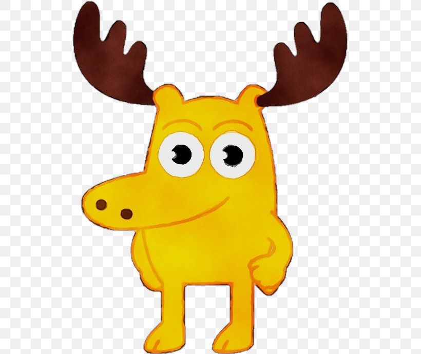 Tv Cartoon, PNG, 538x690px, Watercolor, Cartoon, Childrens Television Series, Deer, Moose Download Free