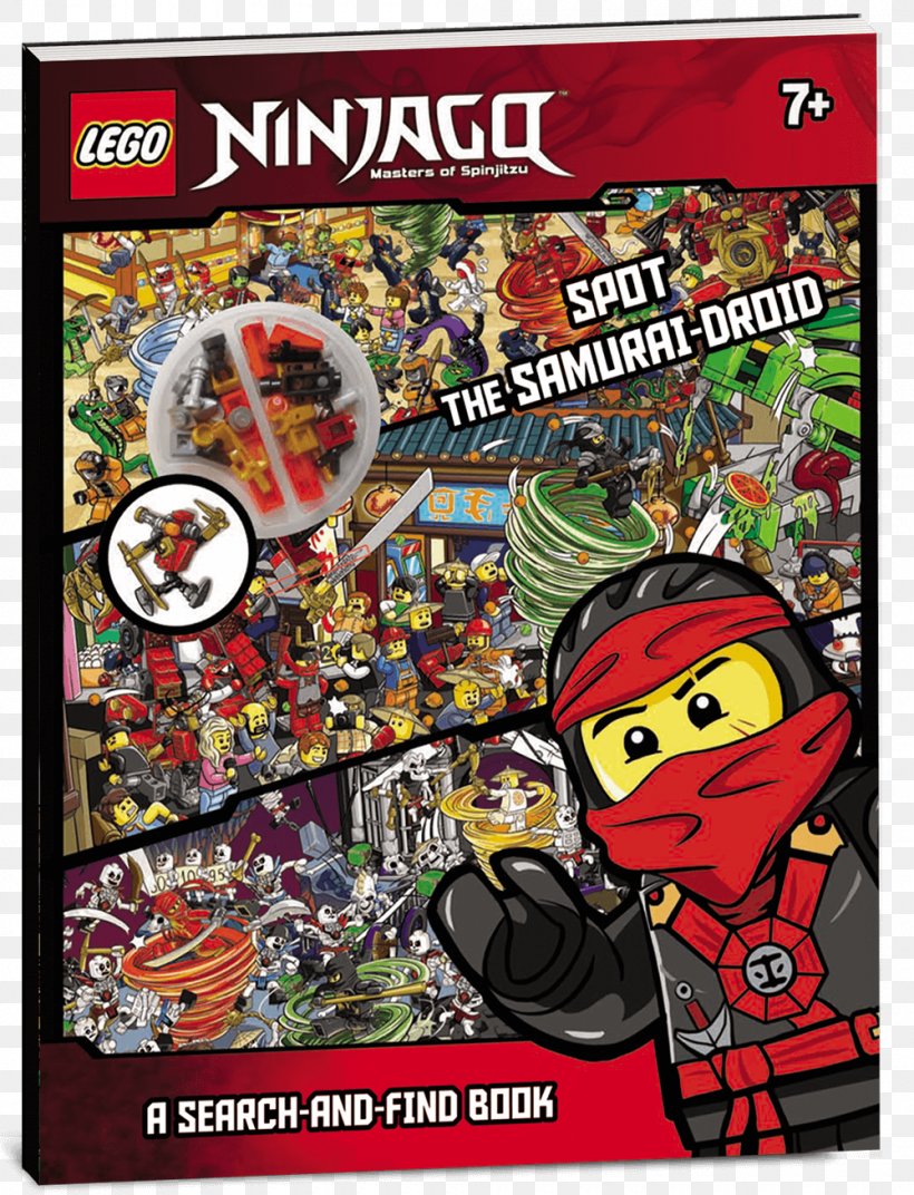 Lego Ninjago: Spot The Samurai-Droid (a Search-And-Find Book) Amazon.com LEGO Ninjago: Character Encyclopedia, PNG, 1000x1308px, Amazoncom, Action Figure, Book, Collectable, Comic Book Download Free