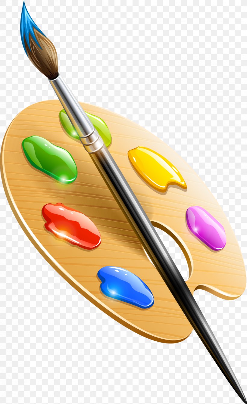 Paintbrush Drawing Palette Clip Art, PNG, 1222x2000px, Paint, Art, Brush, Crayon, Cutlery Download Free