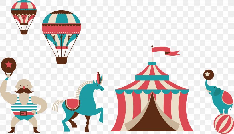 Traveling Carnival Circus Illustration, PNG, 3850x2210px, Carnival, Amusement Park, Balloon, Carousel, Circus Download Free