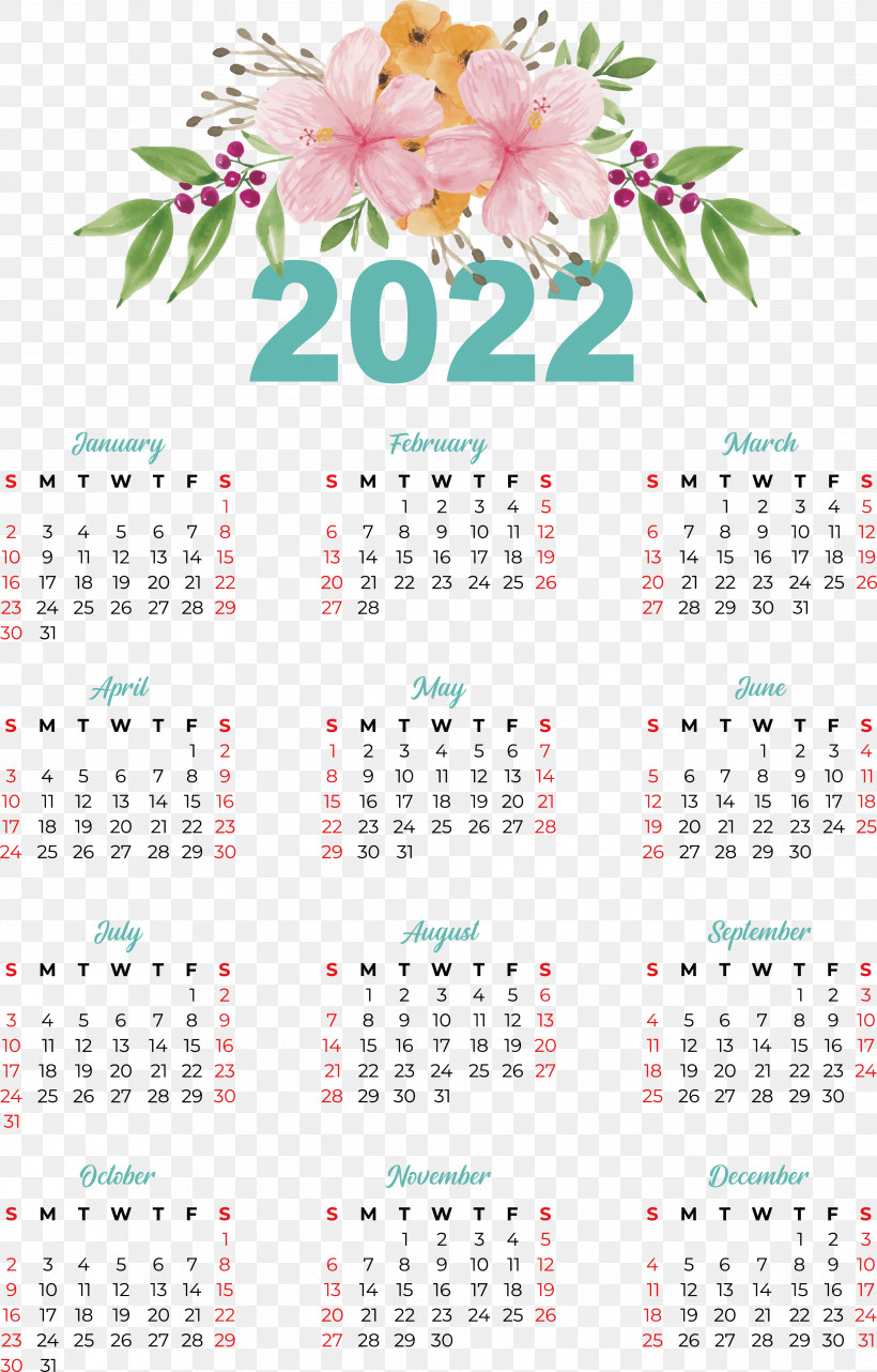 Calendar 2022 Julian Calendar Common Year Calendar Year, PNG, 3665x5730px, Calendar, Calendar Date, Calendar Year, Common Year, Julian Calendar Download Free