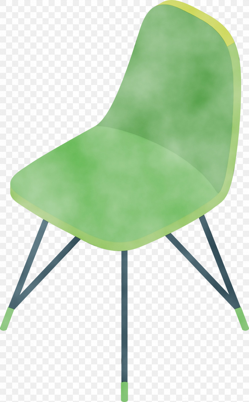 Chair Plastic Green, PNG, 1858x3000px, Watercolor, Chair, Green, Paint, Plastic Download Free