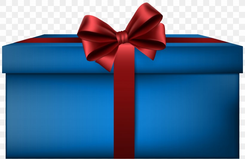 Gift Blue Box Clip Art, PNG, 8000x5196px, Gift, Blog, Blue, Box, Christmas Download Free