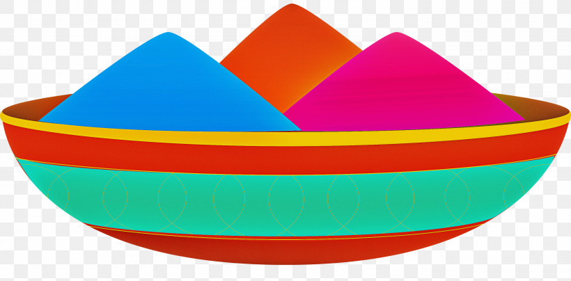 Happy Holi, PNG, 3000x1480px, Happy Holi, Bowl, Mixing Bowl, Plastic, Tableware Download Free