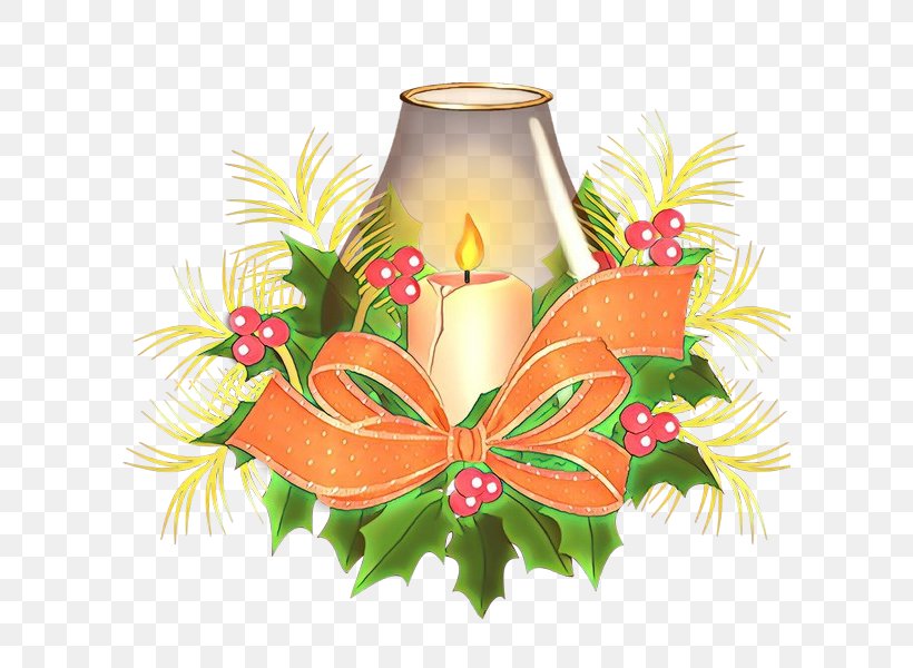 Holly, PNG, 600x600px, Cartoon, Candle, Candle Holder, Holly, Leaf Download Free