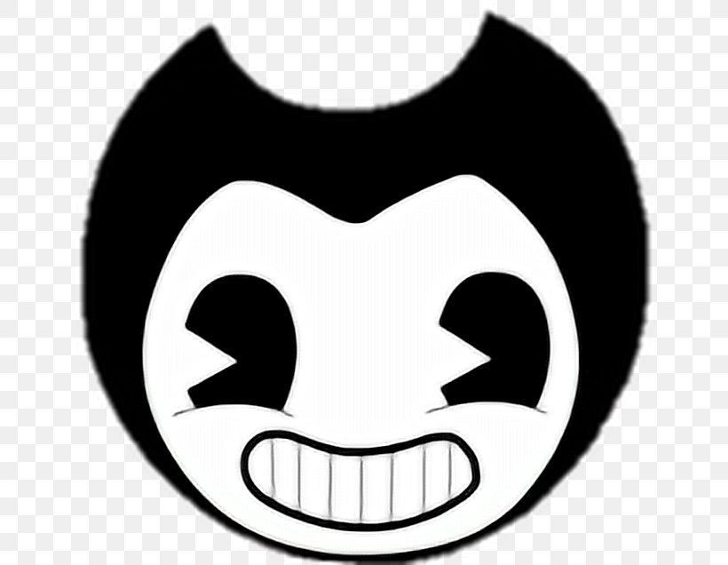 Bendy And The Ink Machine TheMeatly Games Video Game Drawing Five Nights At Freddy's, PNG, 656x636px, Bendy And The Ink Machine, Black And White, Cuphead, Drawing, Emoticon Download Free