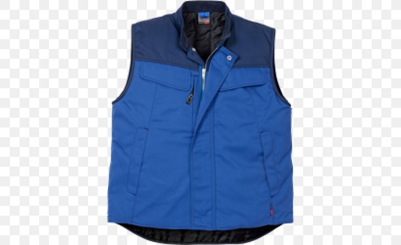 Gilets Kansas Jacket Sleeve, PNG, 500x500px, Gilets, Blue, Cobalt Blue, Electric Blue, Jacket Download Free