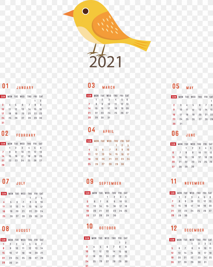 Printable 2021 Yearly Calendar 2021 Yearly Calendar, PNG, 2399x3000px, 2021 Yearly Calendar, Calendar System, Meter Download Free