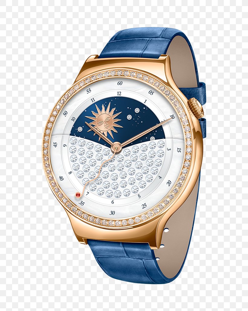 Huawei Smart Watch 55021112, PNG, 743x1029px, Huawei Watch, Blue, Huawei, Huawei Watch 2, Leather Download Free