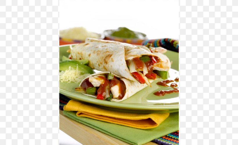 Quesadilla Burrito Wrap Taco Vegetarian Cuisine, PNG, 500x500px, Quesadilla, Appetizer, Beef, Burrito, Chicken As Food Download Free