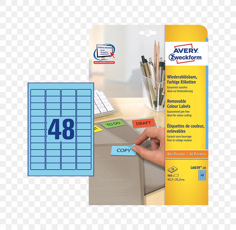 Paper Label Avery Zweckform Avery Dennison Ring Binder, PNG, 800x800px, Paper, Avery Dennison, Avery Zweckform, Blue, Brand Download Free