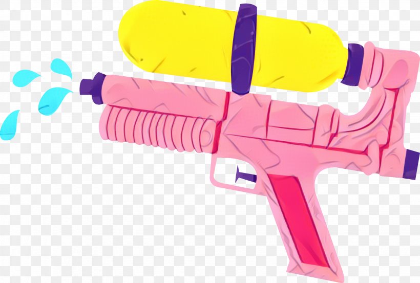 Gun Cartoon, PNG, 2053x1387px, Water Gun, Gun, Pink, Pink M, Plastic Download Free