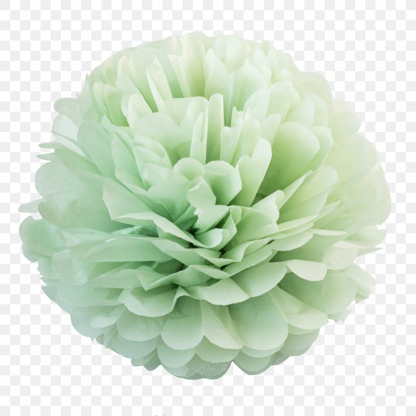 Paper Pom-pom Flower Green Pastel, PNG, 1280x1280px, Paper, Birthday, Color, Festival, Flower Download Free