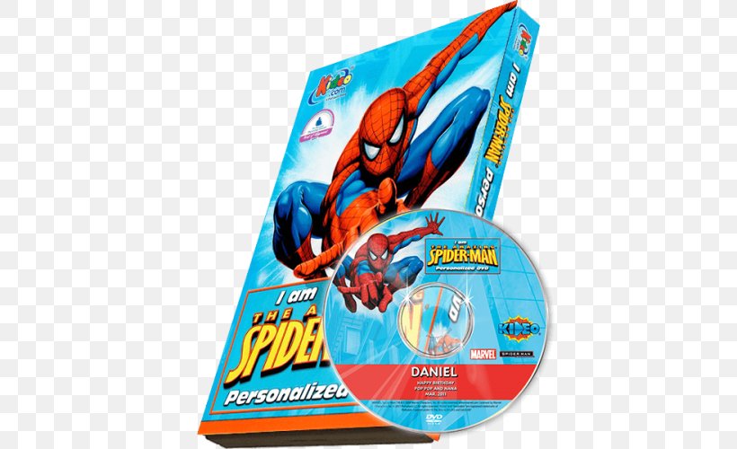 Spider-Man DVD Child Dr. Otto Octavius Compact Disc, PNG, 500x500px, Watercolor, Cartoon, Flower, Frame, Heart Download Free