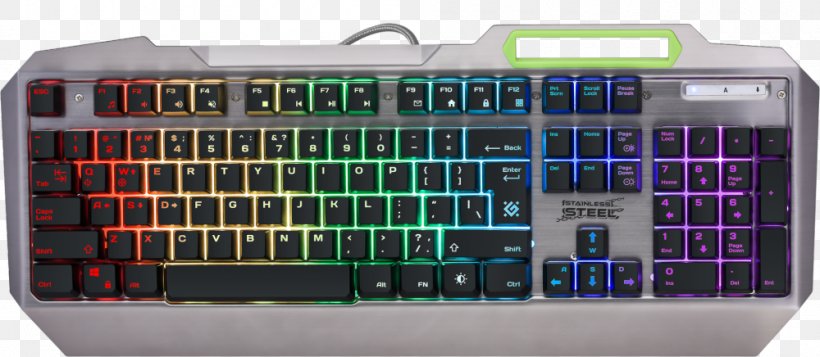 Computer Keyboard Computer Mouse Gaming Keypad Microcontroller USB, PNG, 1000x436px, Computer Keyboard, Backlight, Computer, Computer Hardware, Computer Mouse Download Free