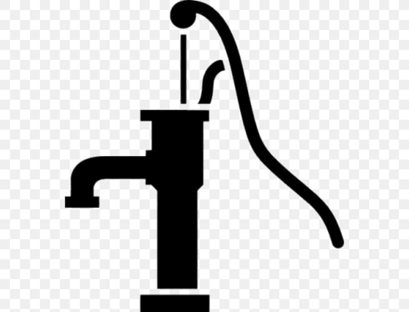 Hand Pump Water Well Pump Submersible Pump, PNG, 626x626px, Pump, Artwork, Black And White, Drinking Water, Electric Motor Download Free