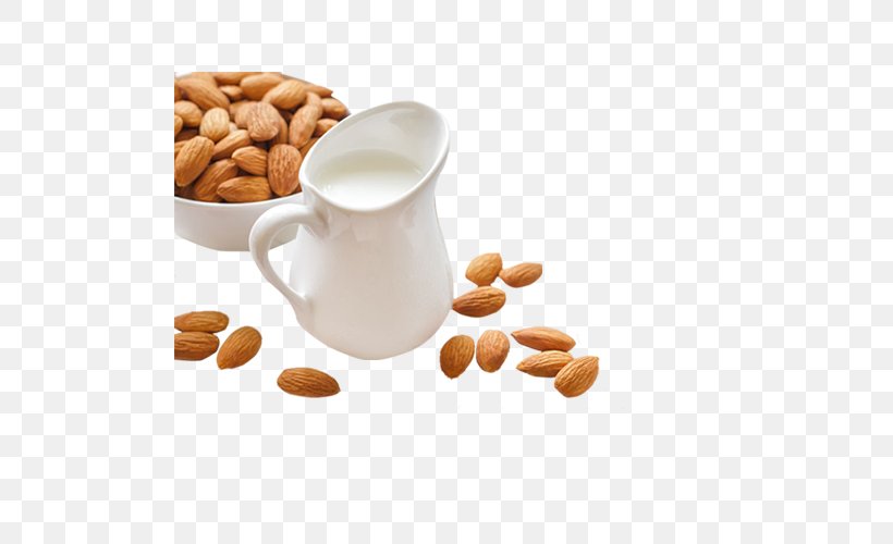 Juice Almond Milk Raw Foodism Nut, PNG, 500x500px, Juice, Almond, Almond Milk, Caffeine, Coffee Download Free