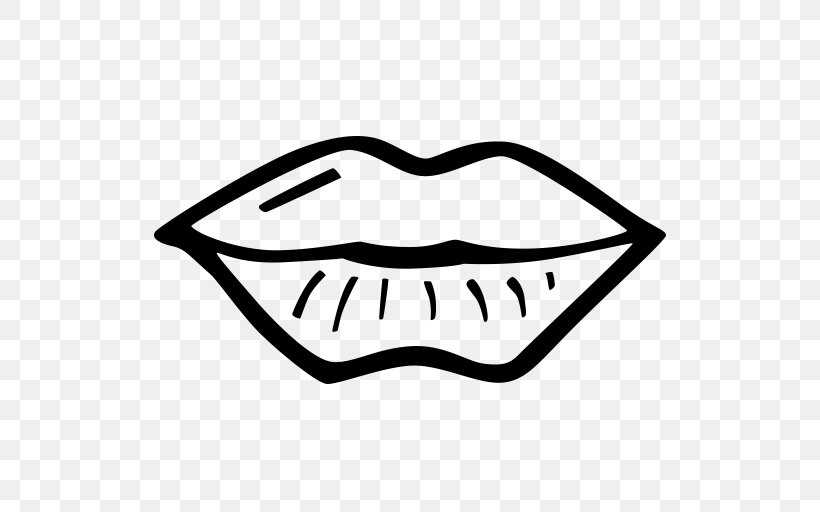 Lip Kiss Mouth, PNG, 512x512px, Lip, Black, Black And White, Color, Drawing Download Free
