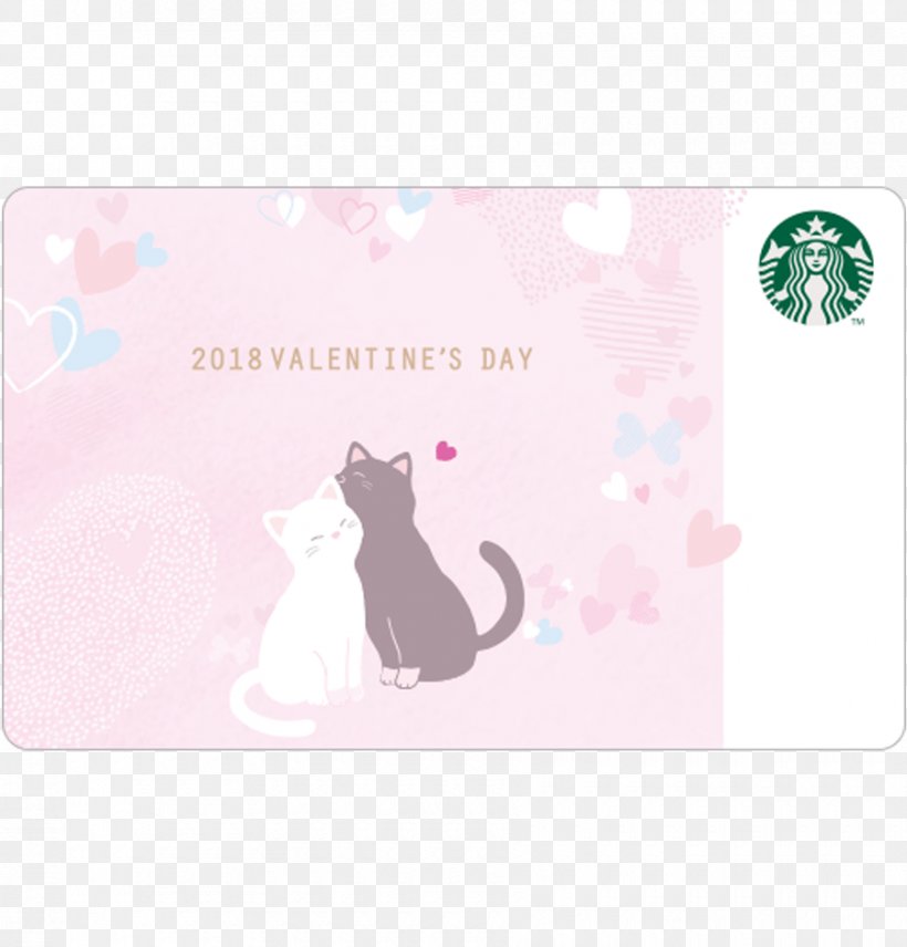 Starbucks Korea 2018 "Valentines Day" Gift Card