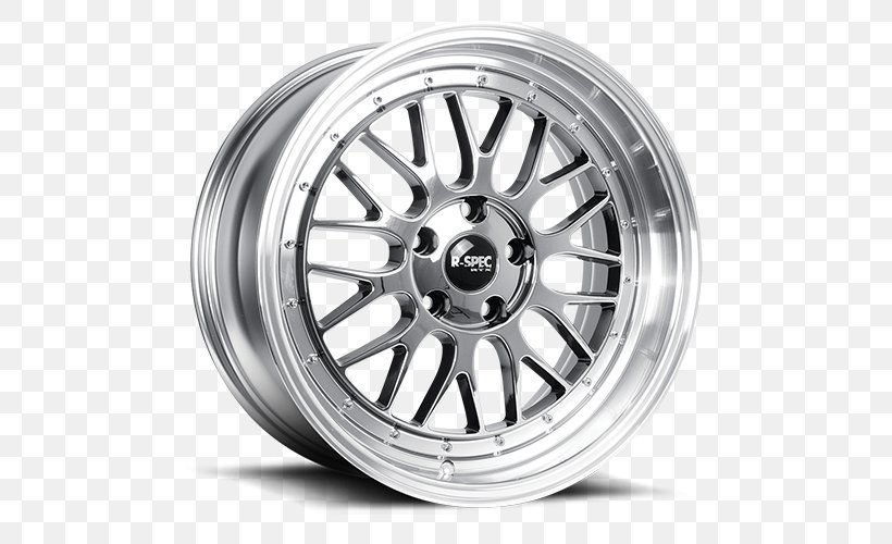 Alloy Wheel Car Rim Custom Wheel, PNG, 500x500px, Alloy Wheel, Alloy, Automotive Tire, Automotive Wheel System, Black And White Download Free