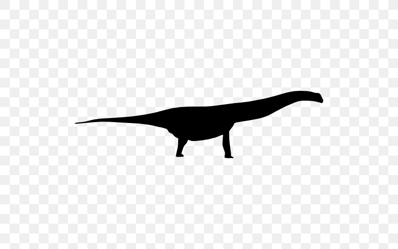 Argentinosaurus Dinosaur Silhouette, PNG, 512x512px, Argentinosaurus, Animal, Beak, Bird, Black And White Download Free