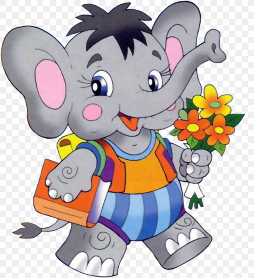 Elephant School Funny Animal Clip Art, PNG, 1374x1504px, Watercolor, Cartoon, Flower, Frame, Heart Download Free