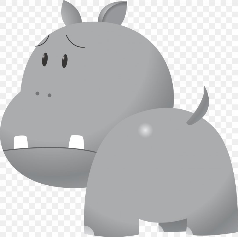 Hippopotamus Cartoon Clip Art, PNG, 2689x2682px, Hippopotamus, Carnivoran, Cartoon, Cuteness, Dog Like Mammal Download Free