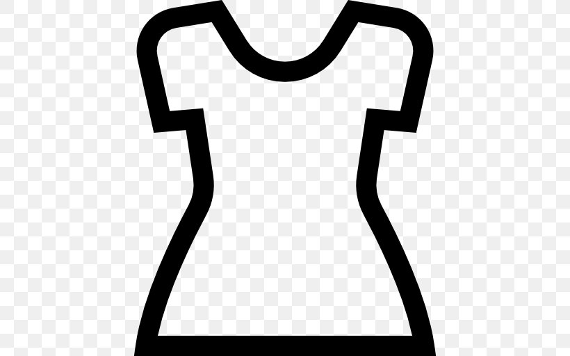 Sleeve White Neck Line Clip Art, PNG, 512x512px, Sleeve, Area, Black, Black And White, Clothing Download Free