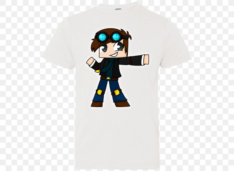 T-shirt Minecraft YouTuber Hoodie, PNG, 600x600px, Tshirt, Clothing, Cotton, Dantdm, Diamond Download Free
