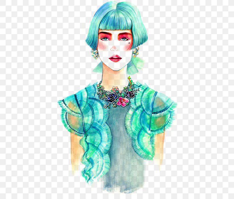 Fashion Illustration Illustrator Art, PNG, 444x700px, Watercolor, Cartoon, Flower, Frame, Heart Download Free