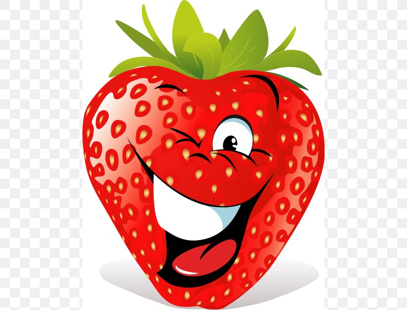 Smiley Fruit Strawberry Clip Art, PNG, 488x625px, Smiley, Apple, Copyright, Face, Flower Download Free