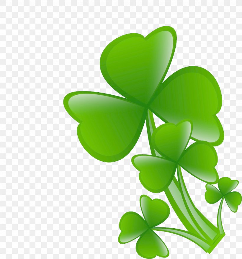 White Clover Four-leaf Clover, PNG, 1024x1097px, White Clover, Clover, Fourleaf Clover, Gratis, Green Download Free