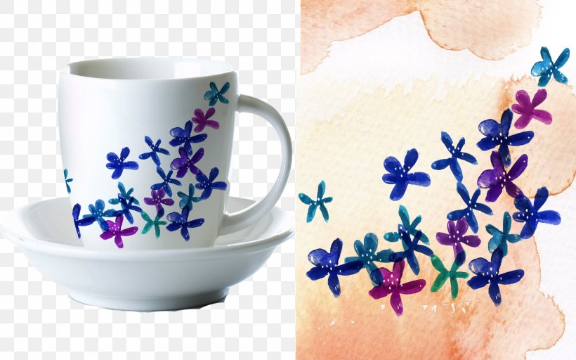 Cup Watercolor Painting Motif Clip Art, PNG, 1920x1200px, Cup, Art, Ceramic, Coffee Cup, Dishware Download Free