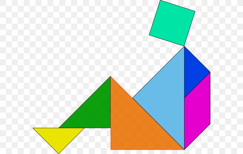 Tangram Jigsaw Puzzles Game Mathematics, PNG, 600x520px, Tangram, Area, Brand, Diagram, Dissection Problem Download Free