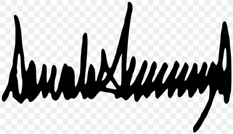 President Of The United States Donald Trump 2017 Presidential Inauguration Crippled America Signature, PNG, 1024x591px, United States, Alternative Facts, Barack Obama, Black And White, Brand Download Free
