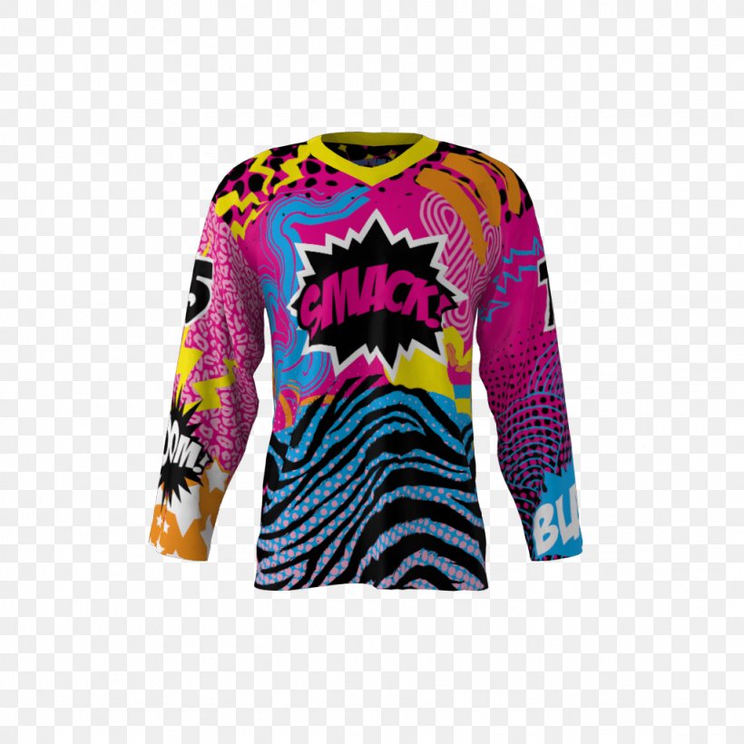 Sleeve T-shirt Hockey Jersey Dye-sublimation Printer, PNG, 1024x1024px, Sleeve, Clothing, Dyesublimation Printer, Hockey Jersey, Hockey Sock Download Free