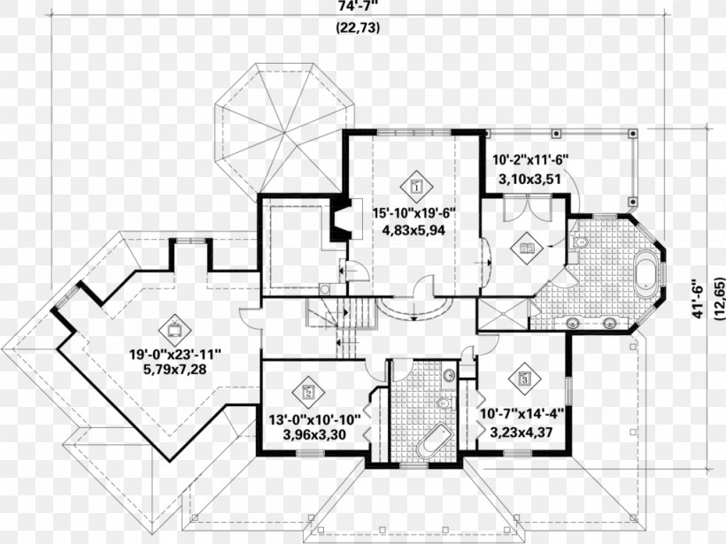 Floor Plan Technical Drawing, PNG, 1024x769px, Floor Plan, Area, Artwork, Black And White, Diagram Download Free