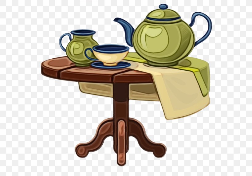 Table Tableware Furniture Serveware Clip Art, PNG, 600x573px, Watercolor, Ceramic, Drinkware, Earthenware, Furniture Download Free