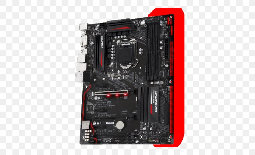 GIGABYTE LGA 1151 Intel SATA 6Gb/s USB 3.1 ATX Motherboard Gigabyte Technology GIGABYTE Gigabyte GA-Z270N-GAMING 5, PNG, 500x500px, Lga 1151, Asrock Fatal1ty Z270 Gaming K6, Asus Rog Maximus Ix Formula, Atx, Computer Accessory Download Free