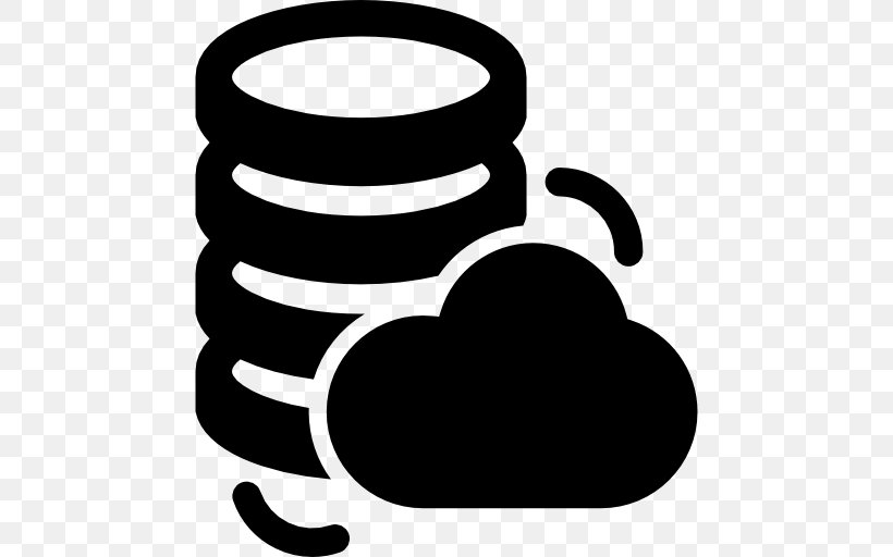 Cloud Database Clip Art, PNG, 512x512px, Database, Artwork, Black And White, Cloud Computing, Cloud Database Download Free