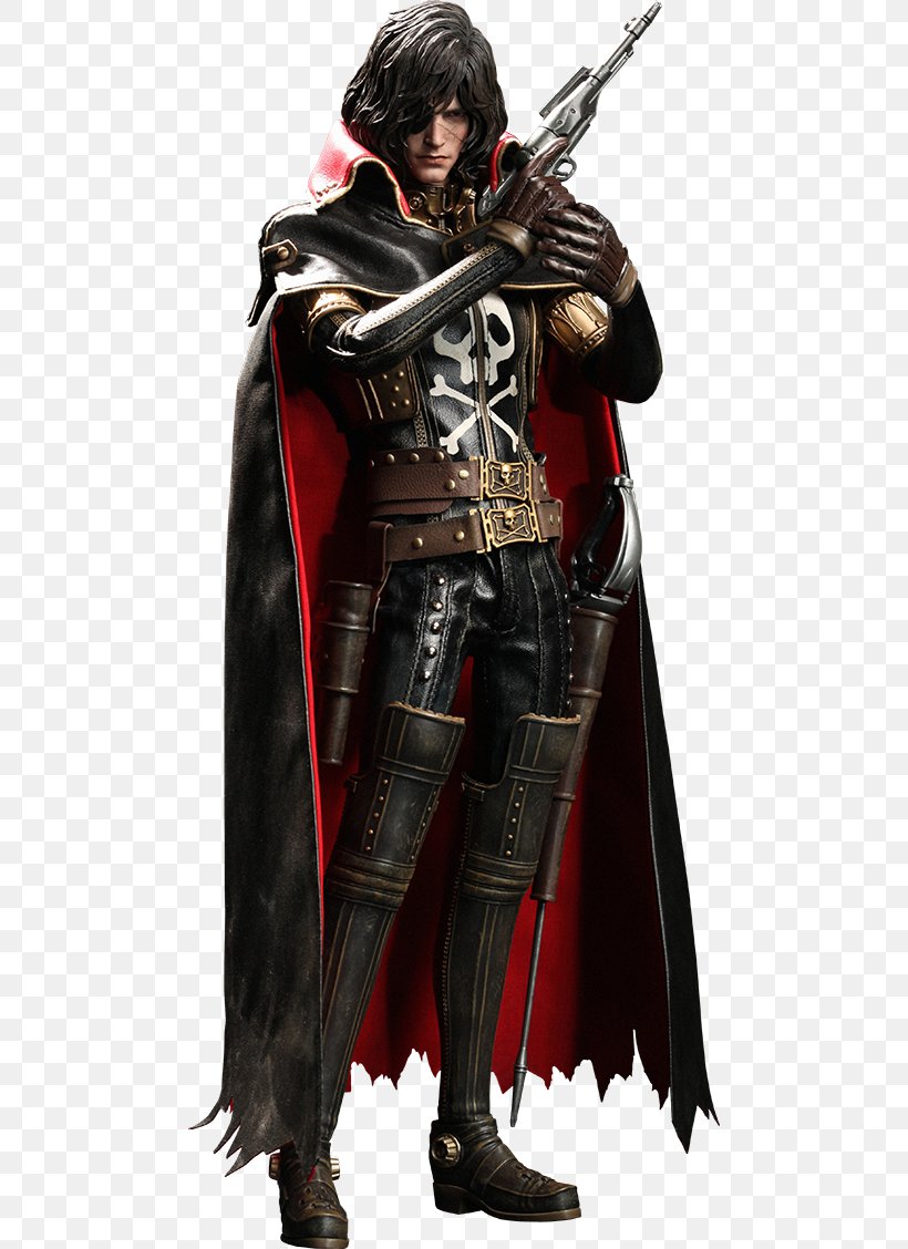 Phantom F. Harlock II Space Pirate Captain Harlock Action & Toy Figures Sideshow Collectibles 1:6 Scale Modeling, PNG, 480x1128px, 16 Scale Modeling, Phantom F Harlock Ii, Action Toy Figures, Arcadia, Armour Download Free