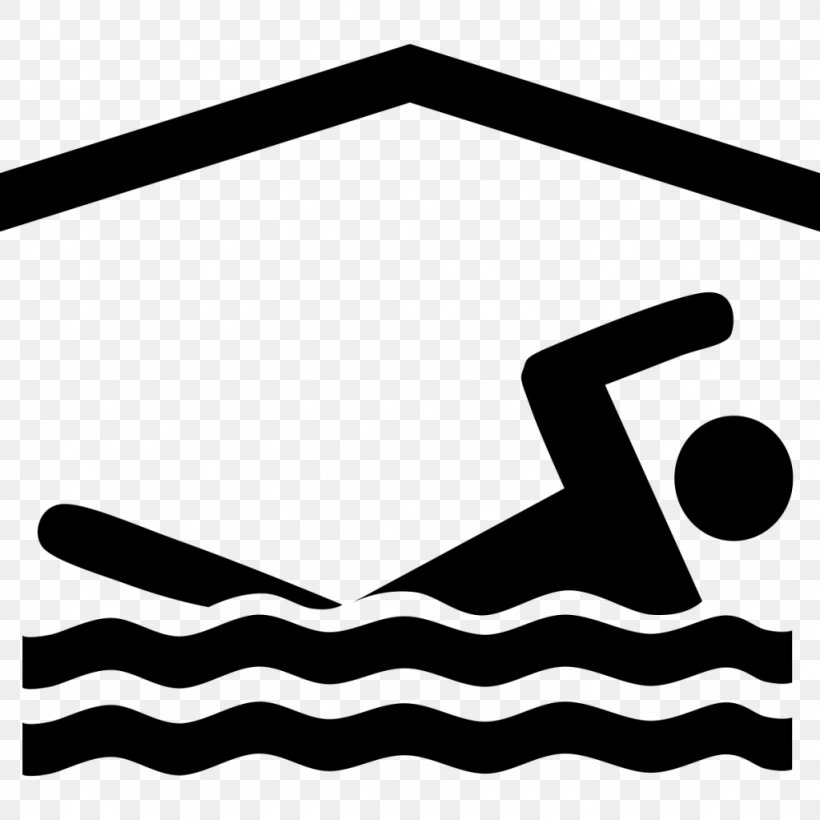 Swimming Pool Clip Art, PNG, 1024x1024px, Swimming Pool, Area, Black, Black And White, Brand Download Free