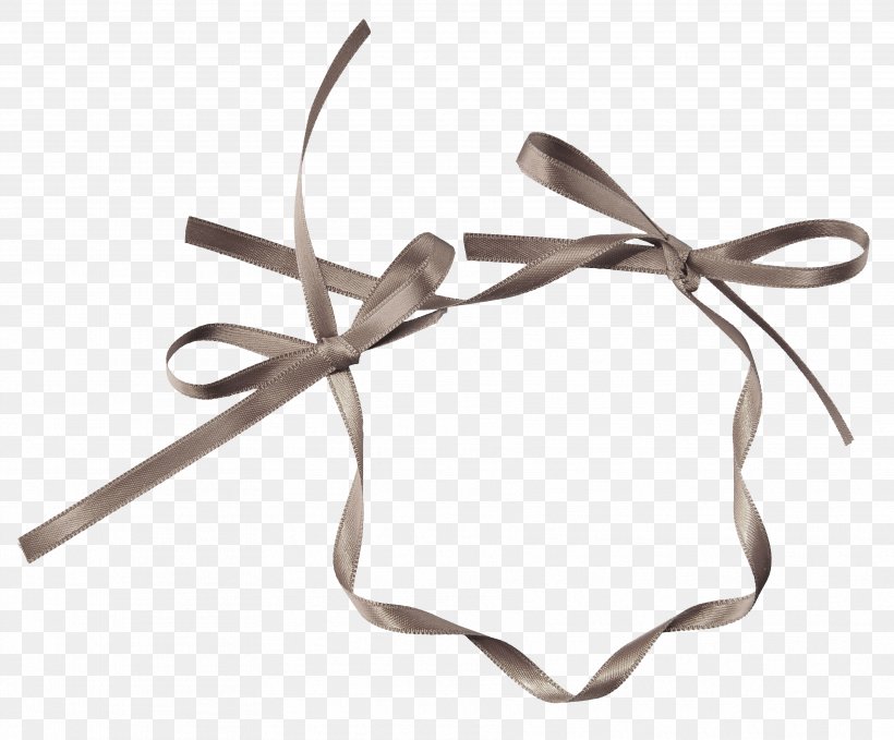 Brown Ribbon, PNG, 3543x2937px, Ribbon, Beige, Brown, Brown Ribbon, Data Download Free